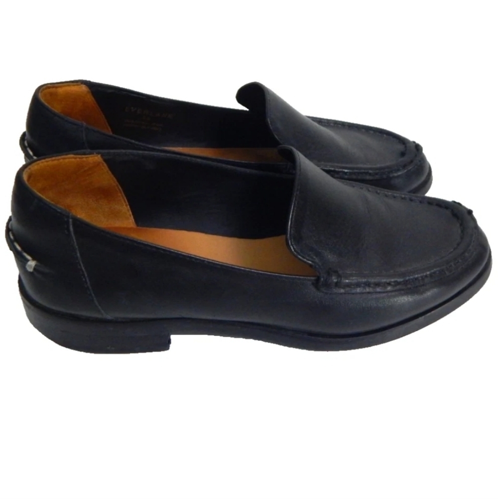 Everlane Modern Loafer Shoes Black Leather